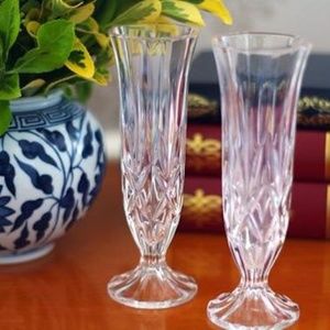 Royal Crystal Rock Lead Crystal Bud Vase 6.5" Tall